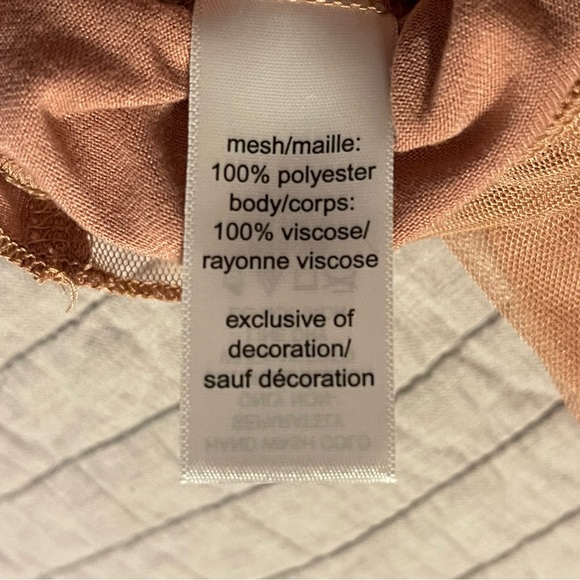 Maurice’s Beaded Mesh Sleeveless Blouse Size 1 - Picture 5 of 8